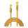 LINDY Patchkabel Cat6A RJ45 S/FTP Cat7 LSZH Kabel gelb 1m