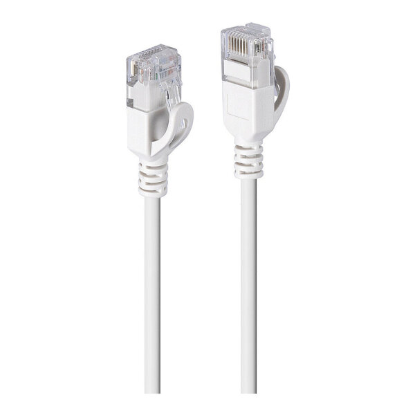LINDY Patchkabel Cat.6A U/UTP Ultra Slim grau 1m