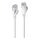LINDY Patchkabel Cat.6A U/UTP Ultra Slim grau 1m