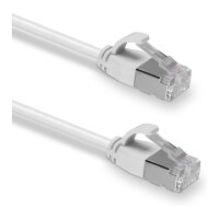 LINDY Patchkabel Cat.6A F/UTP Ultra Slim grau 0,5m
