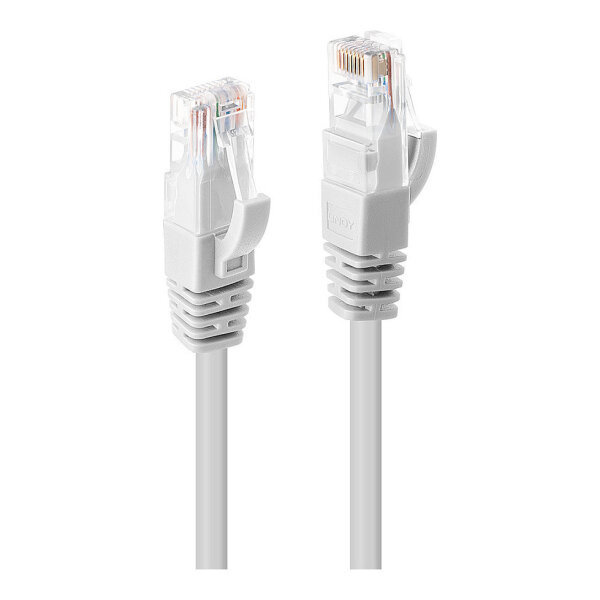 LINDY Patchkabel Cat6 U/UTP weiß 1.00m