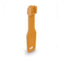 LINDY RJ45 Port Schlösser Orange, 10 Stck + 1...