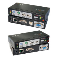 LINDY Cat5 KVM Extender Combo 300 PS/2 USB & VGA