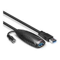 LINDY USB 3.0 Aktiv-Verlängerung Typ A/A M/F 10m