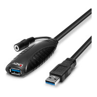 LINDY USB 3.0 Aktiv-Verlängerung Typ A/A M/F 10m