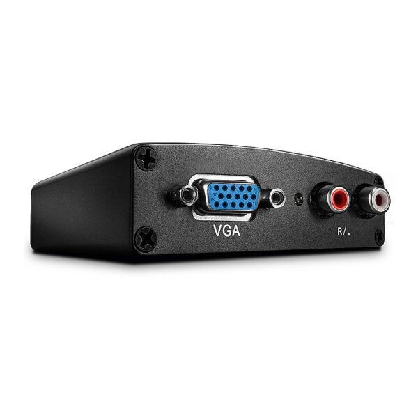 LINDY VGA + Audio an HDMI Konverter Maximale Aufloesung 1080p keine Skalierung