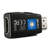 LINDY EDID Emulator HDMI 2.0 18G DDC Daten 15 Modi 4K60Hz