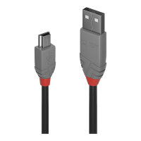 LINDY USB 2.0 Kabel Typ A/Mini-B M/M 0.2m