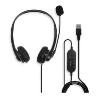 Stereo Headset USB mit Mikrofon