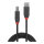 LINDY USB 2.0 Kabel Typ A/B Anthra Line M/M 1m