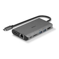 LINDY DST-Mini XT USB-C Mini Dock 4K HDMI&DP PD 3.0 100W