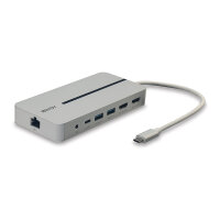 LINDY DST-Mx Duo, USB C 4K Mini Laptop/Macbook Dockingstatio