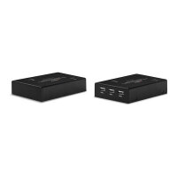 LINDY 300m Fibre Optic DisplayPort 1.2 KVM Extender