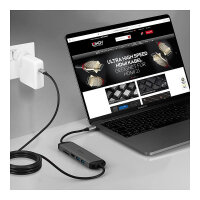 LINDY DST-Micro 140 USB Typ C 4K Laptop Micro Dockingstation
