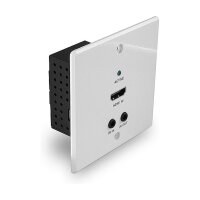 LINDY 70m Cat.6 HDMI 4K60 HDBaseT EU Wall Plate Ext/Transmit