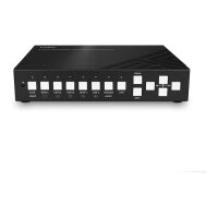 5 Port KVM Switch Seamless Multiview 4HDMI 1USB Typ C