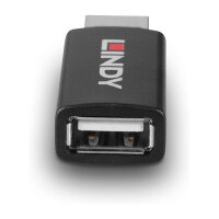 LINDY USB 2.0 Typ A an A Datenblocker Battery Charging 1.2