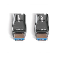 LINDY 300m HDMI 4K60 Fiber Optic Dongle extender