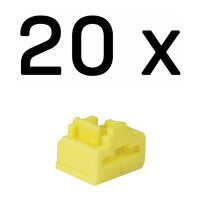 LINDY RJ45 Port Schlösser GELB, 20 Stück