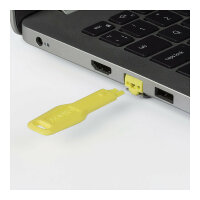 LINDY RJ45 Port Schlösser GELB, 20 Stück