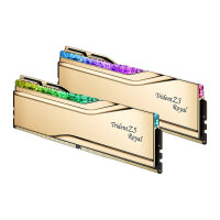 32GB G.Skill DIMM 7200 (2x 16 GB) Dual-Kit (gold, F5-7200J3445G16GX2-TR5G, Trident Z5 Royal, INTEL XMP)