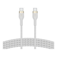 Belkin USB-C auf USB-C Kabel geflochten, Weiß, 60W, 1m