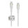 Belkin USB-C auf USB-C Kabel geflochten, Weiß, 60W, 1m