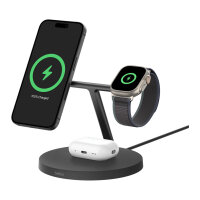 Belkin BoostCharge Pro 3-in-1 Qi2 Wireless Charging Station, black