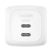 Belkin Ladegert Dual USB-C 50W PD PPS+1m Kabel...