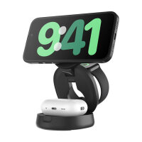 Belkin Boost Charge klappb. mag. 3-in-1 Lades. Qi2 sw....