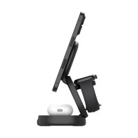 Belkin Boost Charge klappb. mag. 3-in-1 Lades. Qi2 sw. WIZ034kqBK