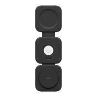 Belkin magnetische Reiseladestation mit Power Adapter (36W), Schwarz, 3 in 1, WIZ024HQBK