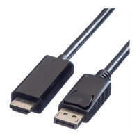 VALUE DisplayPort Kabel DP - UHDTV, ST/ST, schwarz, 5 m