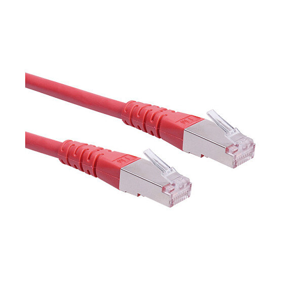 ROLINE Patchkabel Kat.6 Class E S/FTP PiMF rot 10m