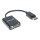 MANHATTAN DisplayPort auf VGA Konverter zum einfachen Anschluss von PCs mit DisplayPort an VGA-Monitore, Beamer und mehr