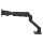 Ergotron HX Monitor Arm mit VHD-Gelenk, Tischhalterung (schwarz (matt), fr 1000 R Curved Monitore)