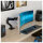 Ergotron HX Monitor Arm mit VHD-Gelenk, Tischhalterung (schwarz (matt), fr 1000 R Curved Monitore)