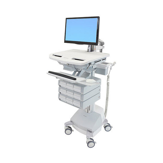 ERGOTRON StyleView Wagen mit LCD-Arm SLA-Antrieb 9 Schublade EU