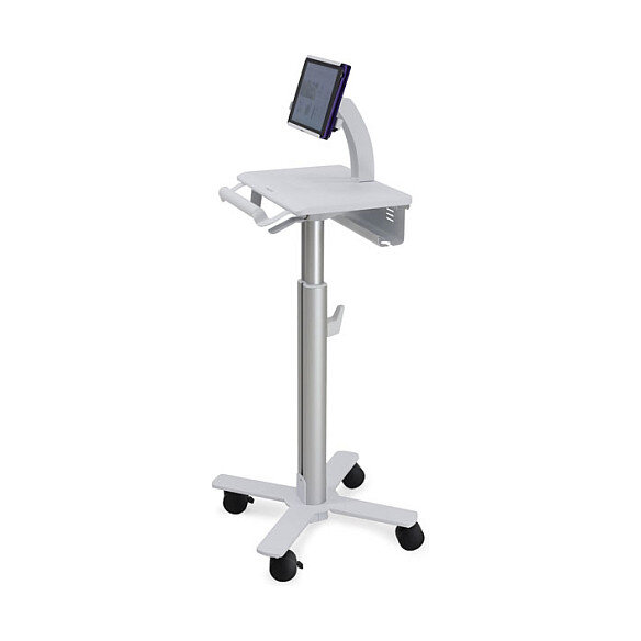 ERGOTRON StyleView Tablet-Wagen SV10 fuer Tablets bis 30,5cm 12Zoll bis 38cm hoehenverstellbar fuer sitzende und stehende Nutzung
