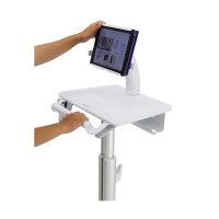 ERGOTRON StyleView Tablet-Wagen SV10 fuer Tablets bis 30,5cm 12Zoll bis 38cm hoehenverstellbar fuer sitzende und stehende Nutzung