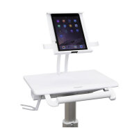 ERGOTRON StyleView Tablet-Wagen SV10 fuer Tablets bis 30,5cm 12Zoll bis 38cm hoehenverstellbar fuer sitzende und stehende Nutzung