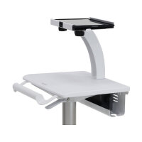 ERGOTRON StyleView Tablet-Wagen SV10 fuer Tablets bis 30,5cm 12Zoll bis 38cm hoehenverstellbar fuer sitzende und stehende Nutzung