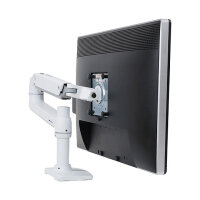 ERGOTRON LX LCD Arm fuer Tischmontage weiss bis 81cm 32Zoll Display anheben bis 33cm 2,3-11,3kg belastbar VESA 75x75 100x100mm