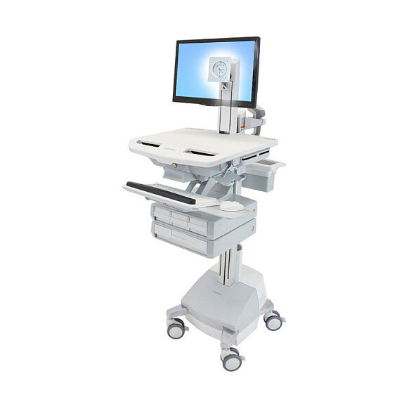 ERGOTRON StyleView Wagen mit LCD-Gelenk SLA-Antrieb 4 Schublade