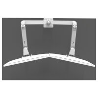 Ergotron LX Pro Monitor Tischhalterung - für 2 LCD-Displays - nebeneinander - weiß