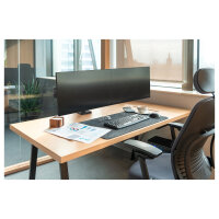 Ergotron LX Pro Monitor Tischhalterung - für 2 LCD-Displays - nebeneinander - Schwarz