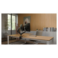 Ergotron LX Pro Monitor Tischhalterung - für 2 LCD-Displays - nebeneinander - Schwarz