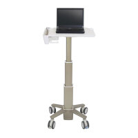 ERGOTRON CareFit Slim Medical Laptop Cart non-powered