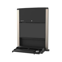 CareFit 24-inch Sit-Stand Enclosure, Matte Black