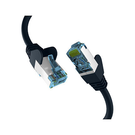 EFB RJ45 Patchkabel mit Cat7 Rohkabel 0.50m schwarz